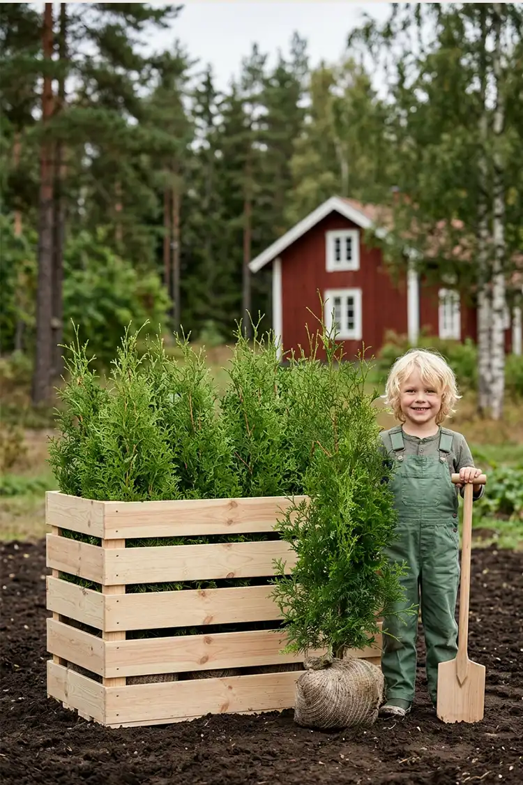 Thuja Brabant Rodklump 40-80cm - Billede 2