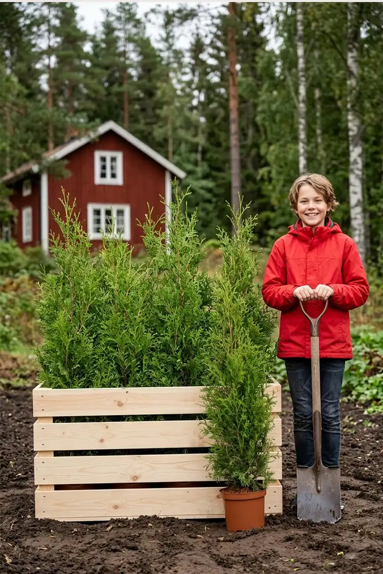 Thuja King of Brabant Potte 80-120cm - Billede 2