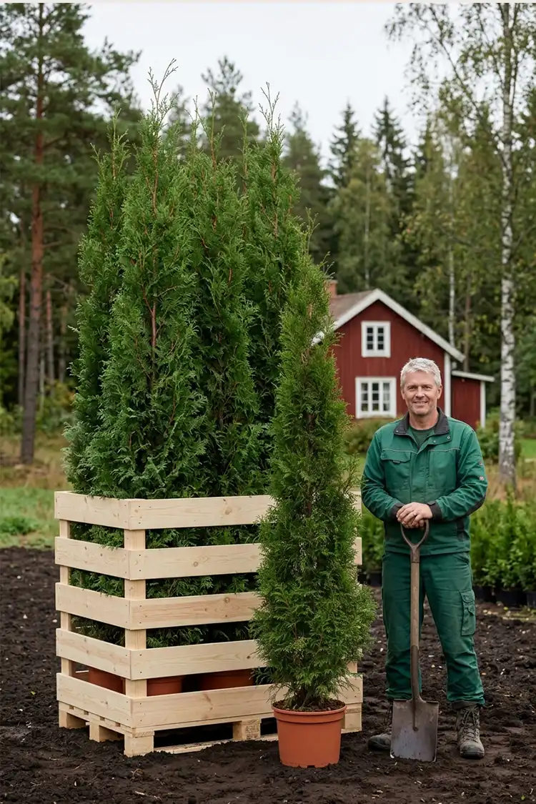 Kæmpethuja Potte 200-240cm - Billede 2