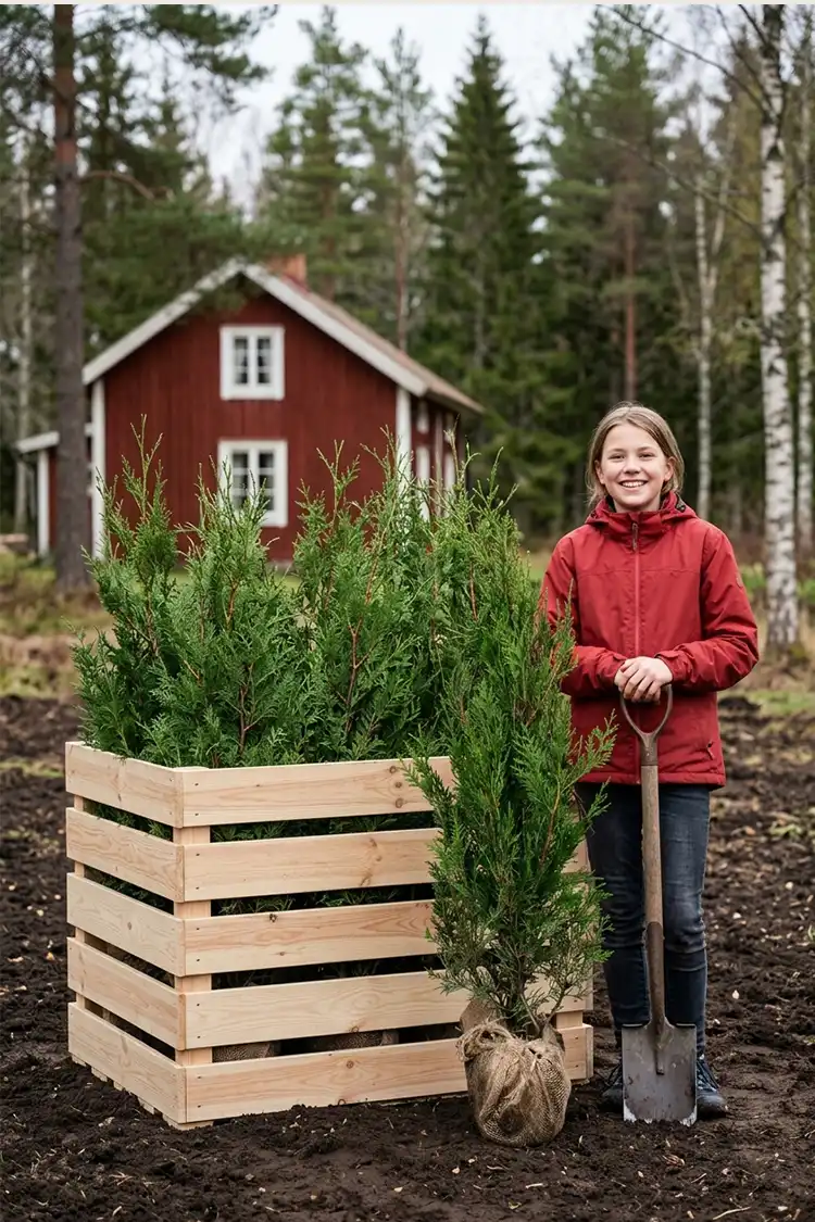 Kæmpethuja Rodklump 80-120cm - Billede 2