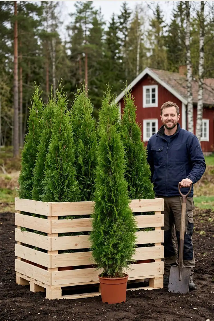 Thuja Smaragd Potte 160-200cm - Billede 2