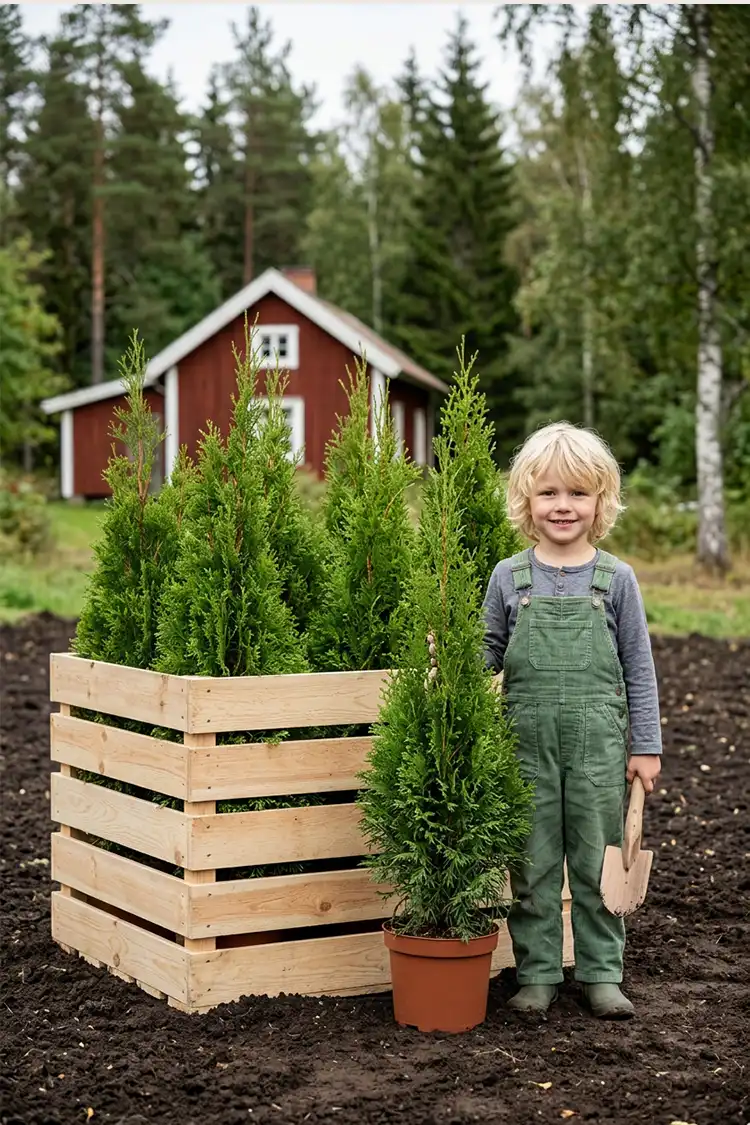 Thuja Smaragd Potte 40-80cm - Billede 2