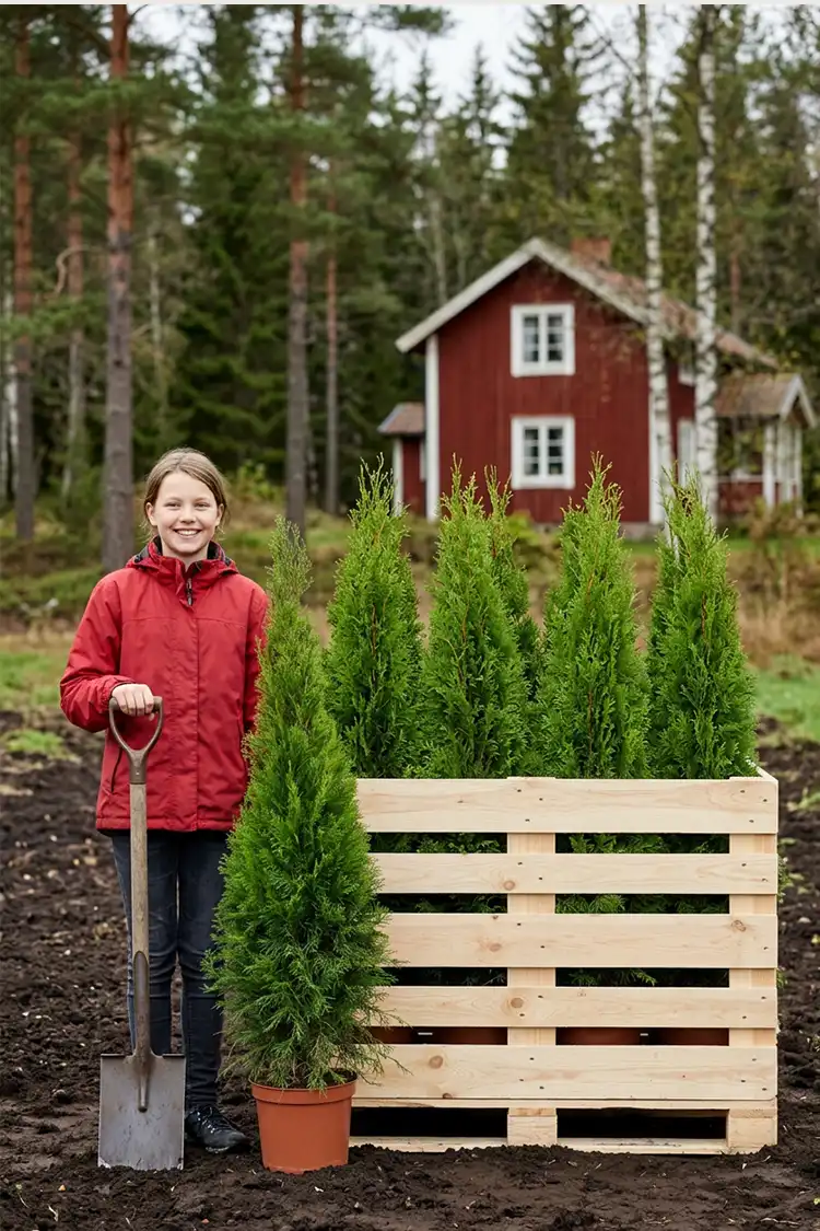 Thuja Smaragd Potte 80-120cm - Billede 2