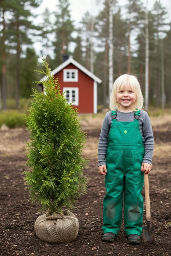 Kæmpethuja hæk Genius Pakke med rodklump 60-100cm - Giver øjeblikkelig afskærmning