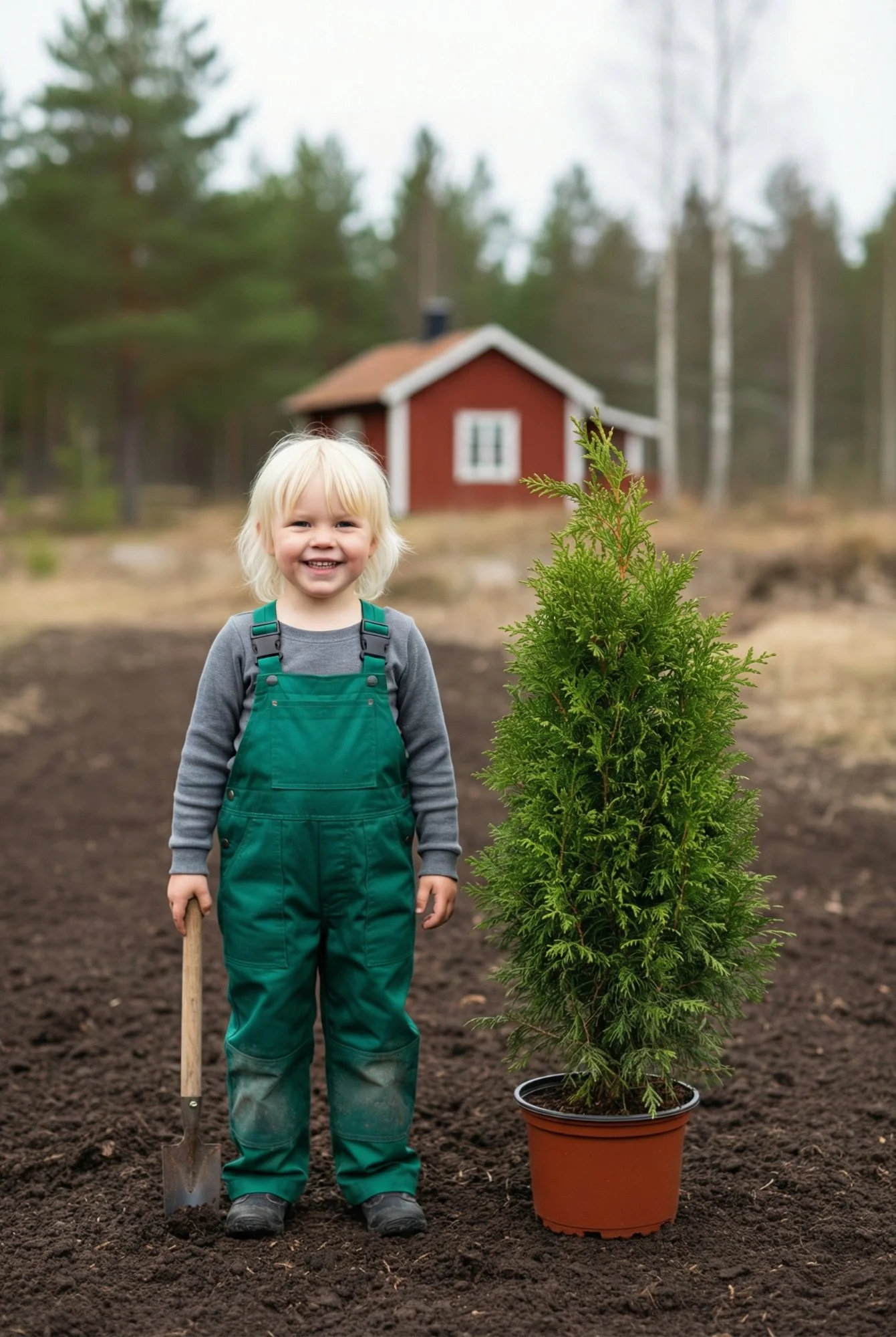 Kæmpethuja hæk Genius Pakke i potte 60-100cm - Giver øjeblikkelig afskærmning
